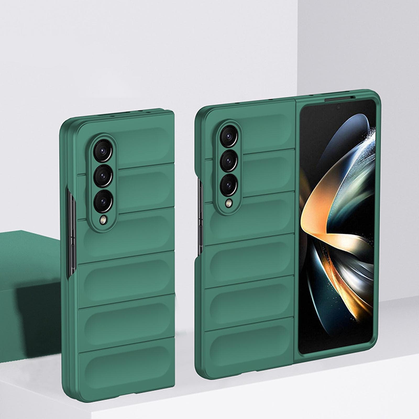 Husa Strip - Samsung Z Fold6 - Matte, ShockProof, Dark Green 1