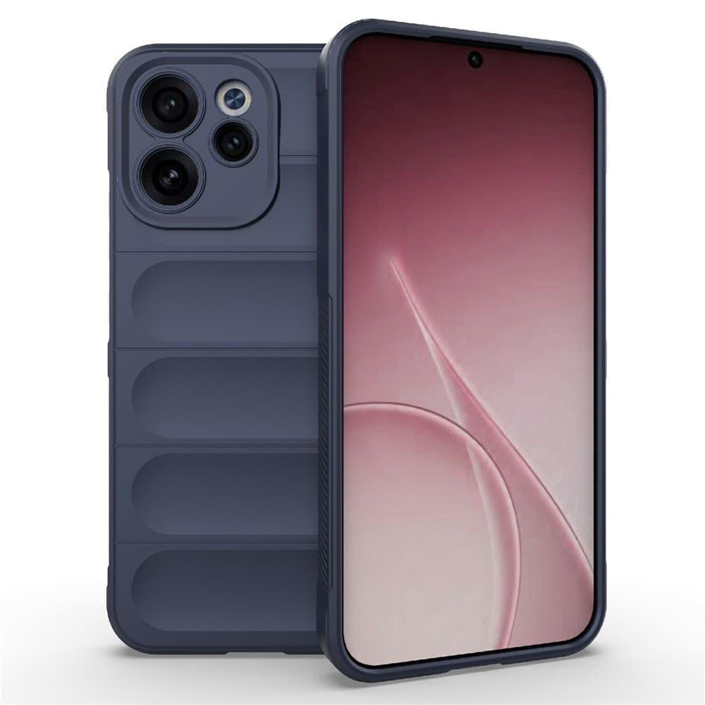 Husa Wave » Oppo Reno 15F, Grip Anti-Shock, TPU, Navy Blue 1