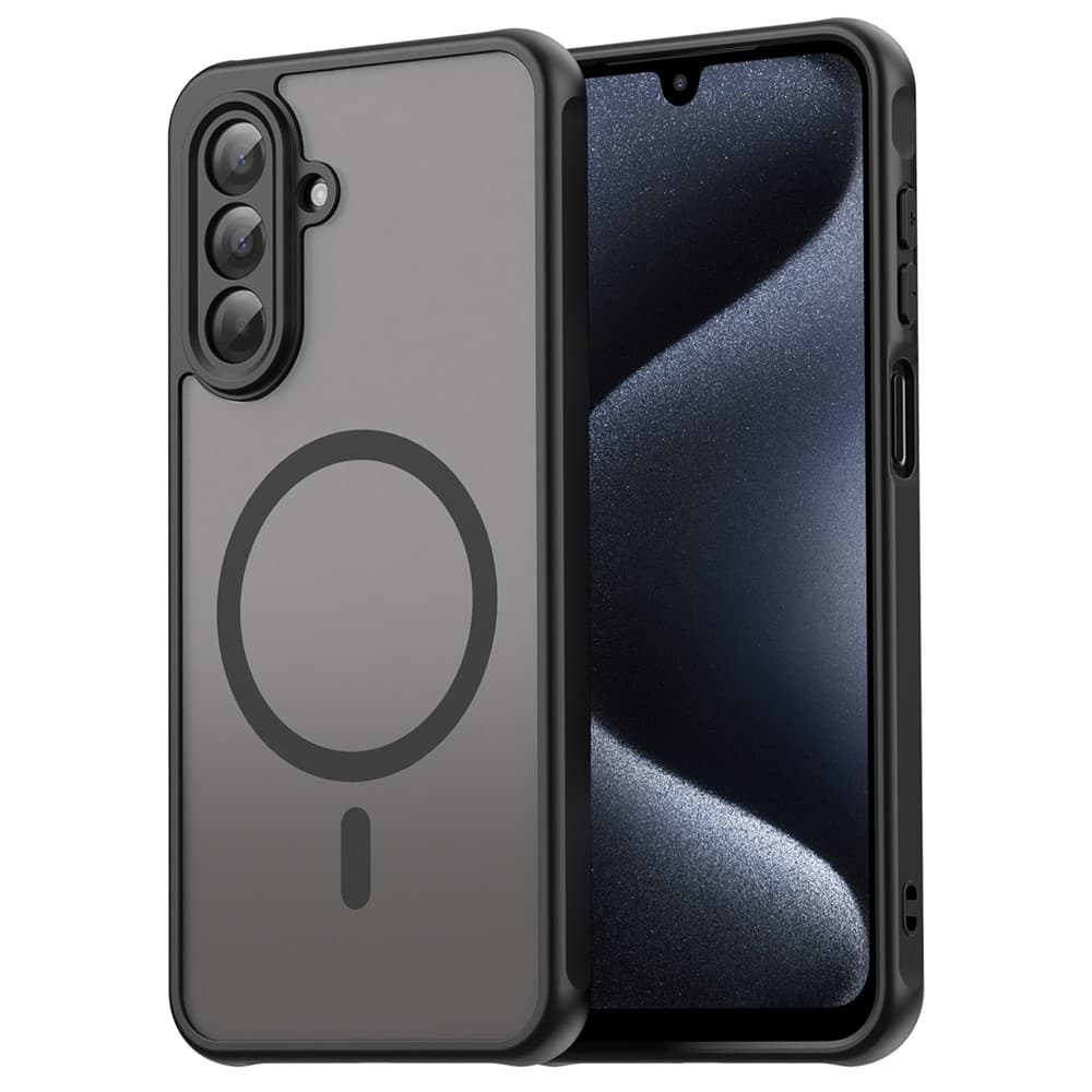 Husa MagFrost Pro » Samsung Galaxy A27 - Matte MagSafe, Frosted, frame Black 1