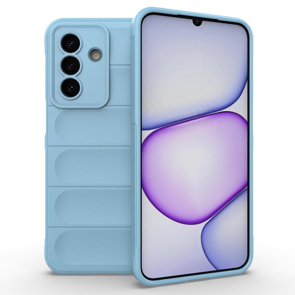 Husa Wave » Samsung Galaxy A57, Grip Microfiber, ShockProof, Baby Blue 1