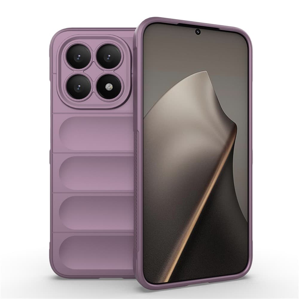Husa Wave » Xiaomi 15T, Grip Anti-Shock, TPU, Light Purple 1