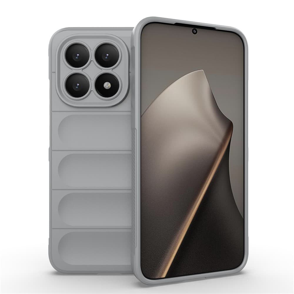 Husa Wave » Xiaomi 15T, Grip Anti-Shock, TPU, Smoke Grey 1