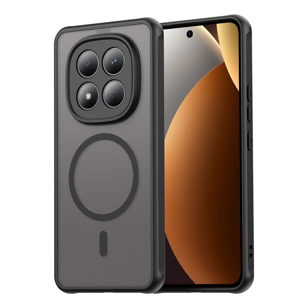 Husa MagFrost Pro » Xiaomi Redmi Note15 Pro 4G, Matte MagSafe, Frosted frame, Black 1