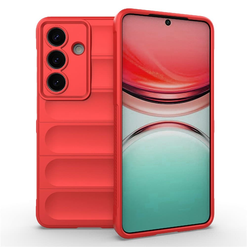 Husa Wave » Samsung S25FE, Grip Anti-Shock, TPU, Pure Red 1