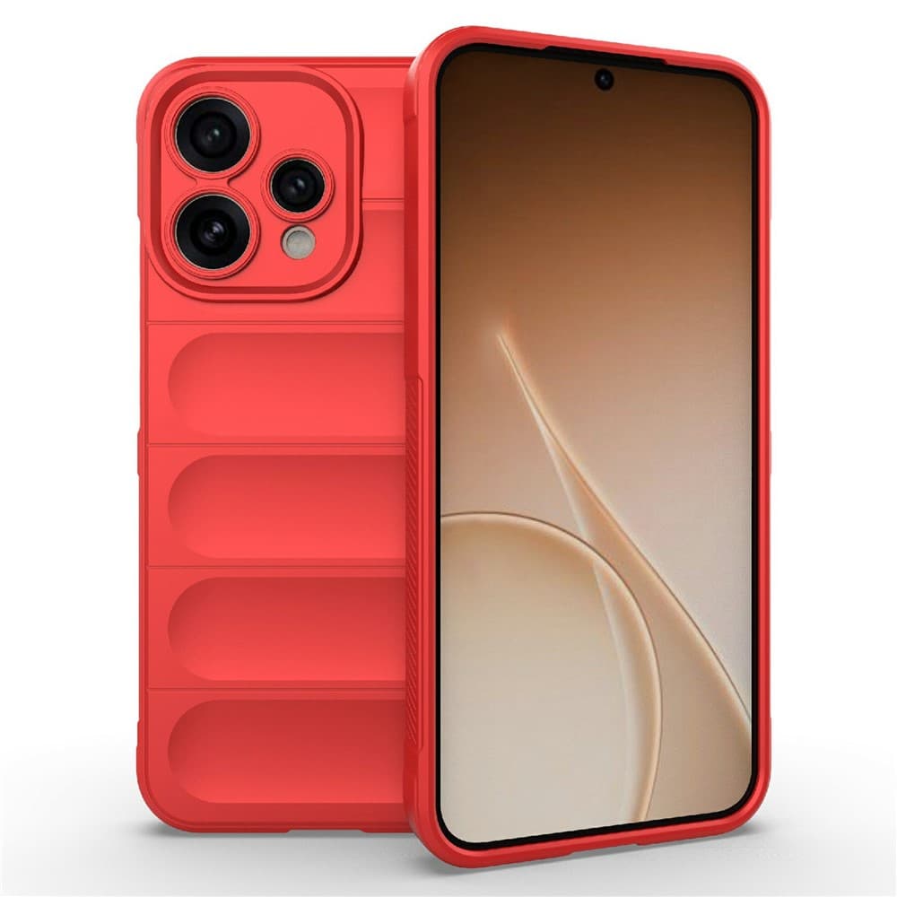 Husa Wave » Oppo A6 Pro 5G, Grip Anti-Shock, TPU, Pure Red 1