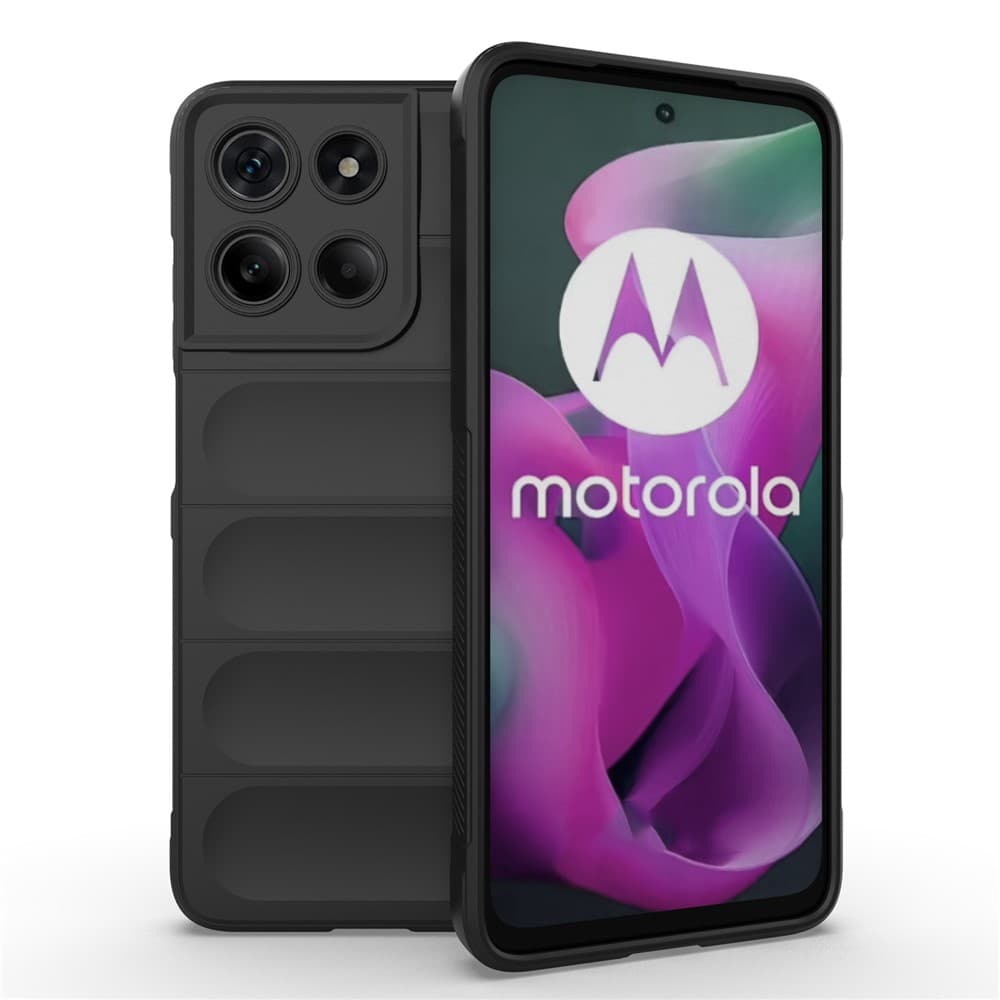 Husa Wave » Motorola Moto G17 Power, Grip Anti-Shock, TPU, Night Black 1
