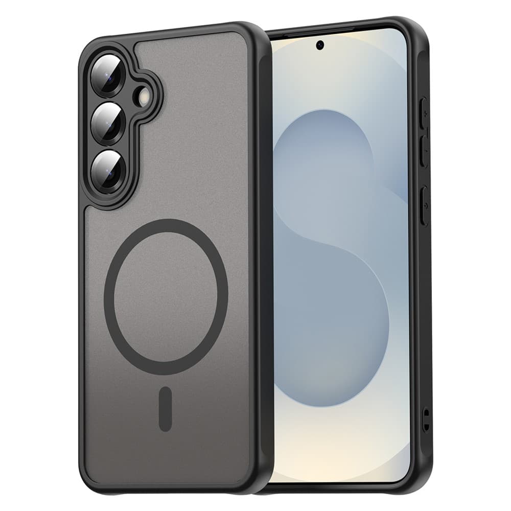 Husa MagFrost Pro » Samsung Galaxy A55 - Matte MagSafe, Frosted, frame Black 1