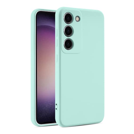 Husa Soft » Samsung A37, MicroFiber, Soft TPU, Mint Green 1