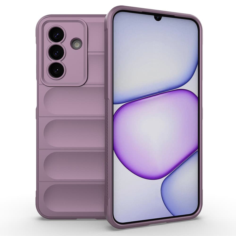 Husa Wave » Samsung Galaxy A37, Grip Microfiber, ShockProof, Light Purple 1