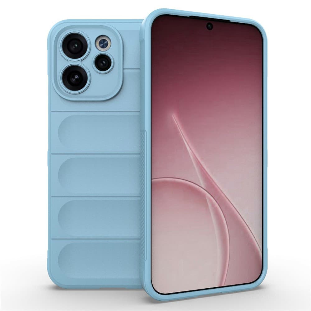 Husa Wave » Oppo Reno 15F, Grip Anti-Shock, TPU, Baby Blue 1