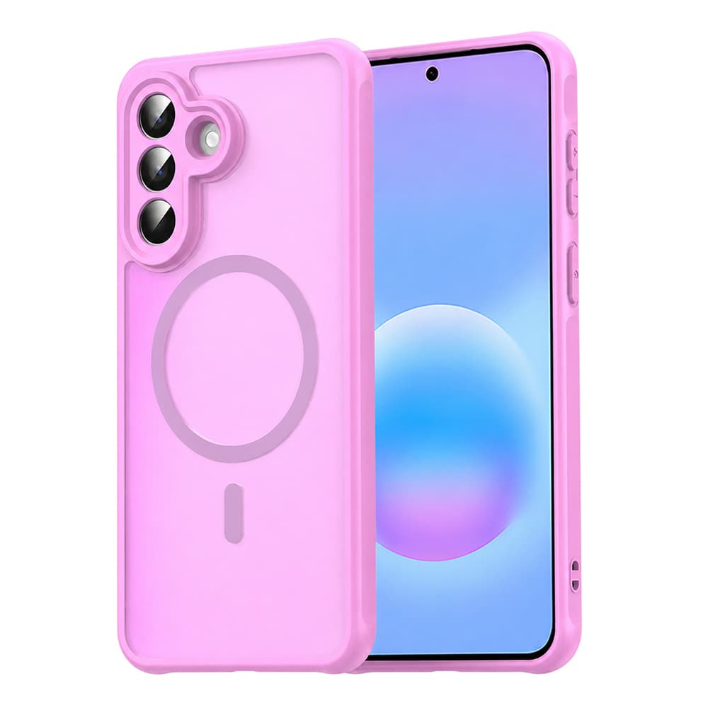 Husa MagFrost Pro » Samsung Galaxy A56 - Matte MagSafe, Frosted, frame Pink 1