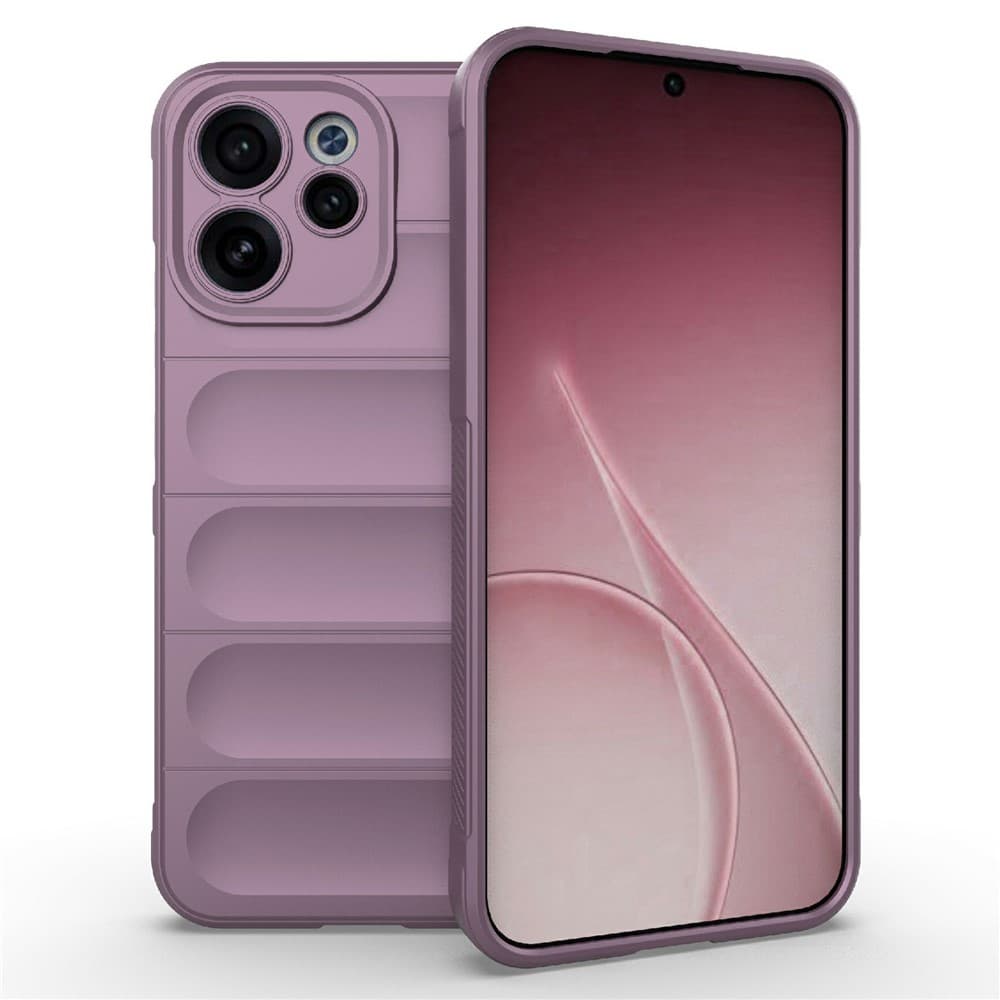 Husa Wave » Oppo Reno 15F, Grip Anti-Shock, TPU, Light Purple 1