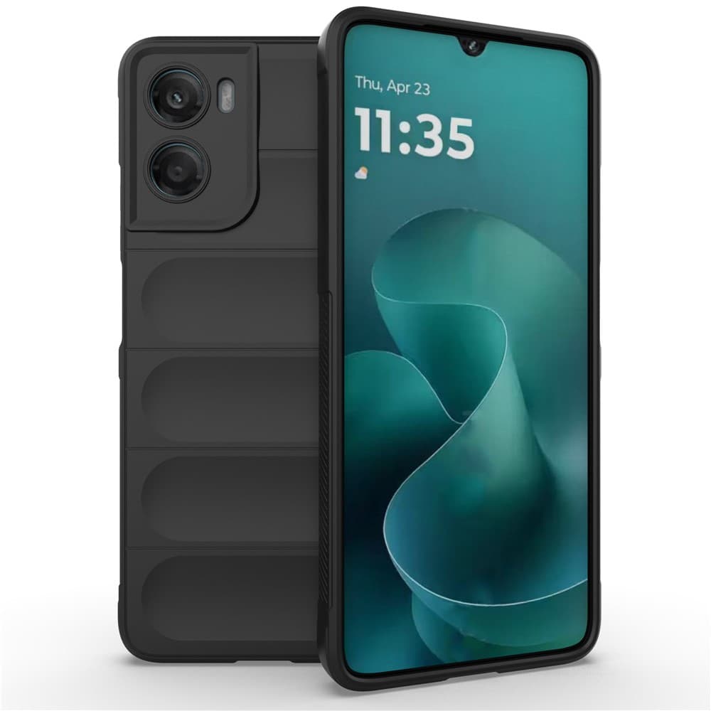 Husa Wave » Motorola Moto G06, Grip Anti-Shock, TPU, Night Black 1