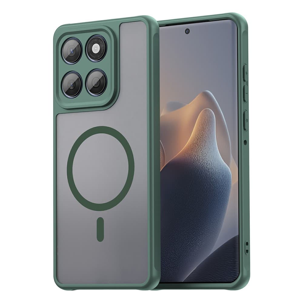 Husa MagFrost Pro » Motorola Edge 60 Fusion, Matte MagSafe, Frosted frame, Deep Green 1