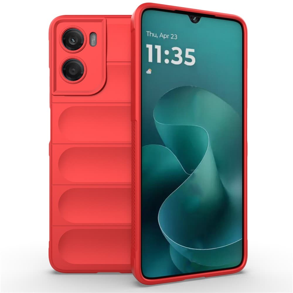 Husa Wave » Motorola Moto G06, Grip Anti-Shock, TPU, Pure Red 1