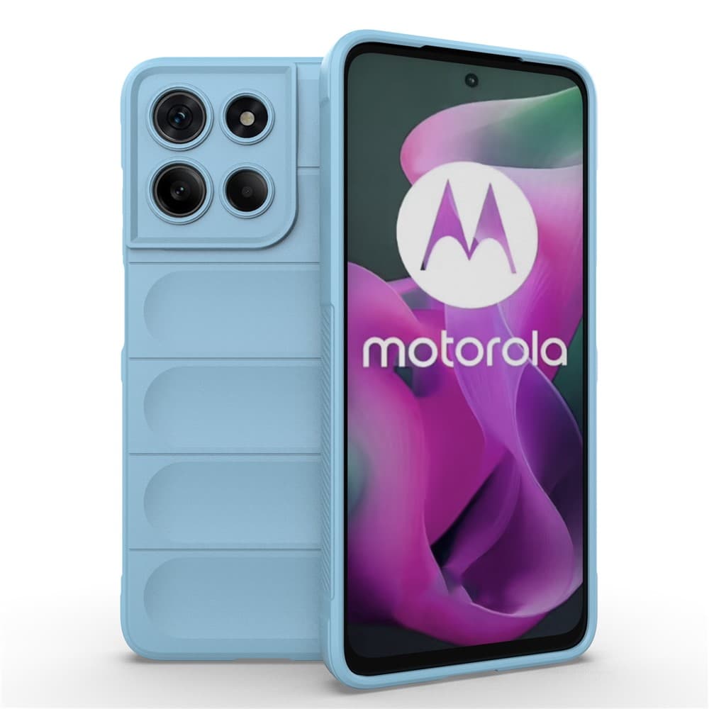 Husa Wave » Motorola Moto G17 Power, Grip Anti-Shock, TPU, Baby Blue 1
