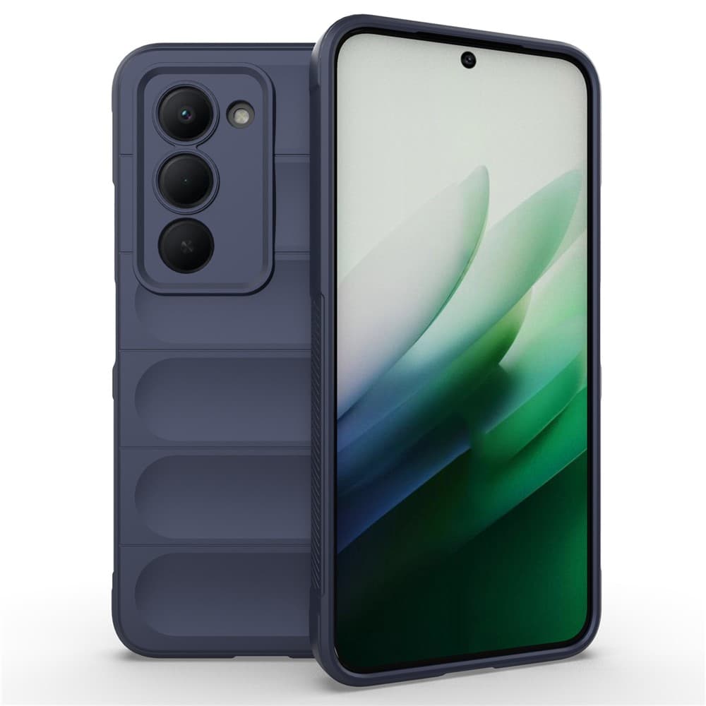 Husa Wave » Xiaomi Redmi Note 15 5G, Grip Microfiber, ShockProof, Navy Blue 1