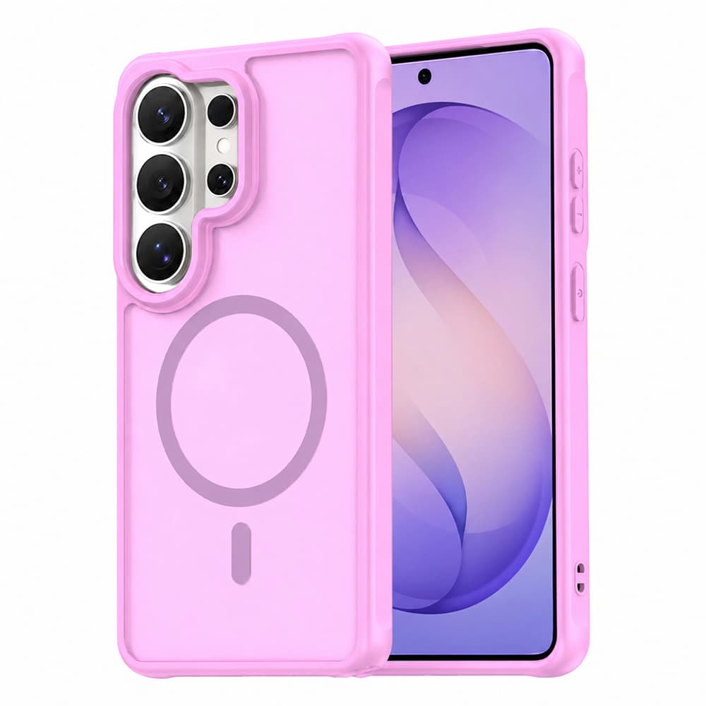 Husa MagFrost Pro » Samsung Galaxy S26 Ultra - Matte MagSafe, Frosted, frame Pink 1
