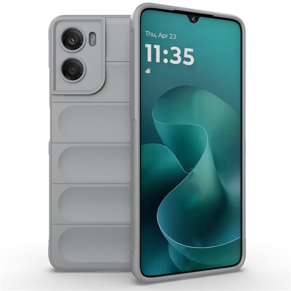 Husa Wave » Motorola Moto G06, Grip Anti-Shock, TPU, Smoke Grey 1