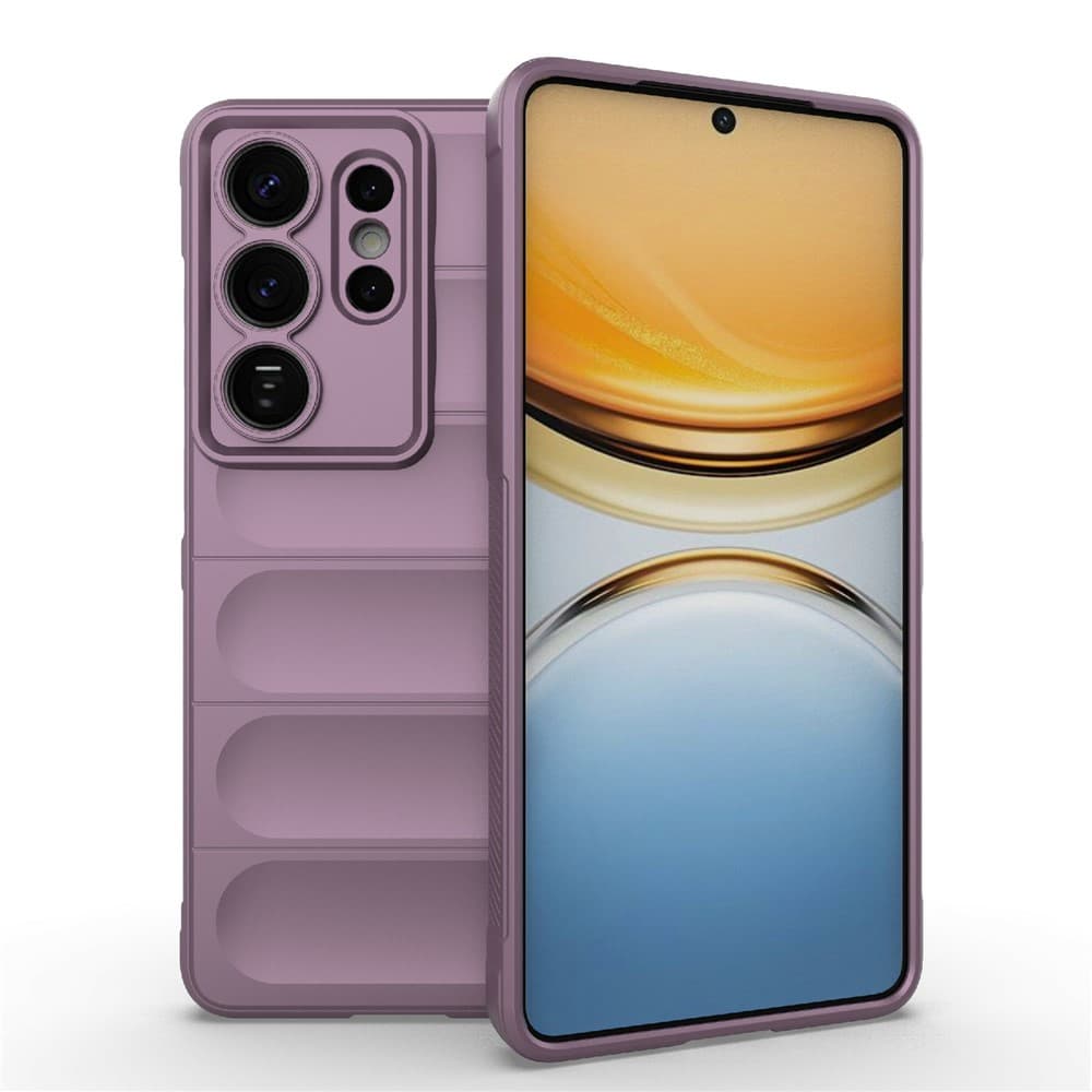 Husa Wave » Samsung Galaxy S26 Ultra, Grip Microfiber, ShockProof, Light Purple 1