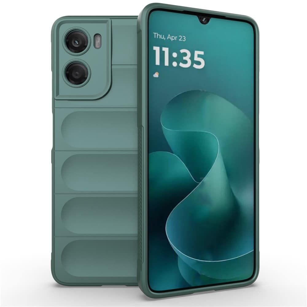Husa Wave » Motorola Moto G06, Grip Anti-Shock, TPU, Deep Green
