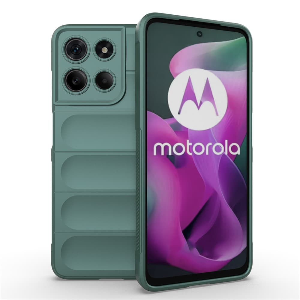 Husa Wave » Motorola Moto G17 Power, Grip Anti-Shock, TPU, Deep Green 1
