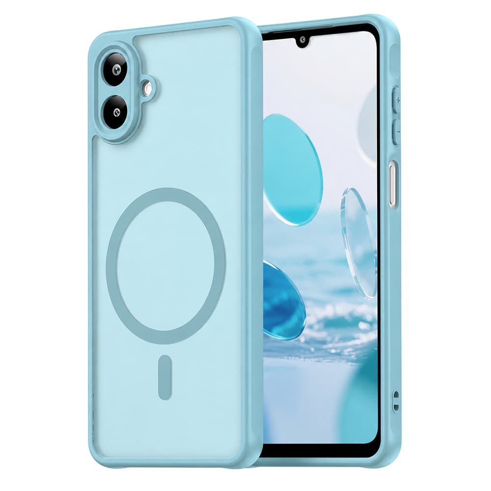 Husa MagFrost Pro » Samsung A07, Matte MagSafe, Frosted frame, Green 1