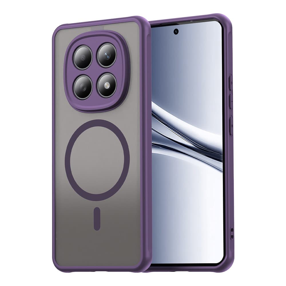 Husa MagFrost Pro » Xiaomi Redmi Note15 5G, Matte MagSafe, Frosted frame, Purple 1