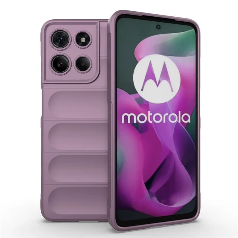 Husa Wave » Motorola Moto G17 Power, Grip Anti-Shock, TPU, Light Purple 1