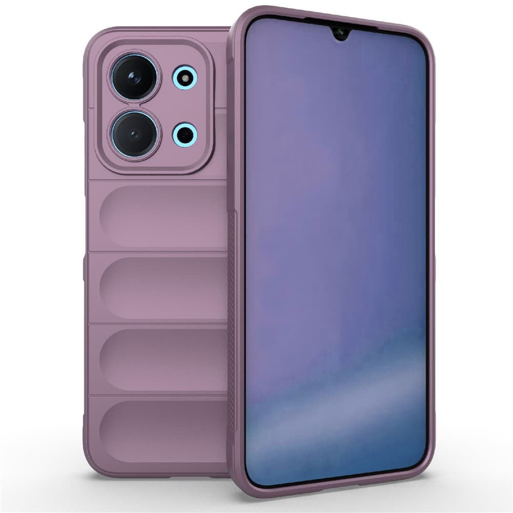 Husa Wave » Xiaomi Redmi 15C, Grip Anti-Shock, TPU, Light Purple 1