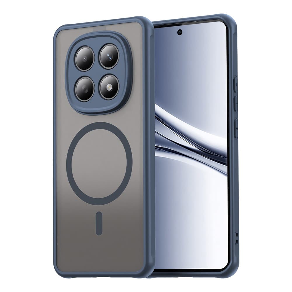 Husa MagFrost Pro » Xiaomi Redmi Note15 5G, Matte MagSafe, Frosted frame, Navy Blue 1