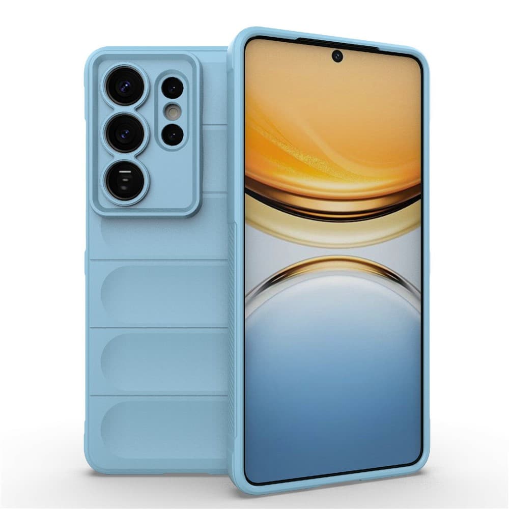 Husa Wave » Samsung Galaxy S26 Ultra, Grip Microfiber, ShockProof, Baby Blue 1
