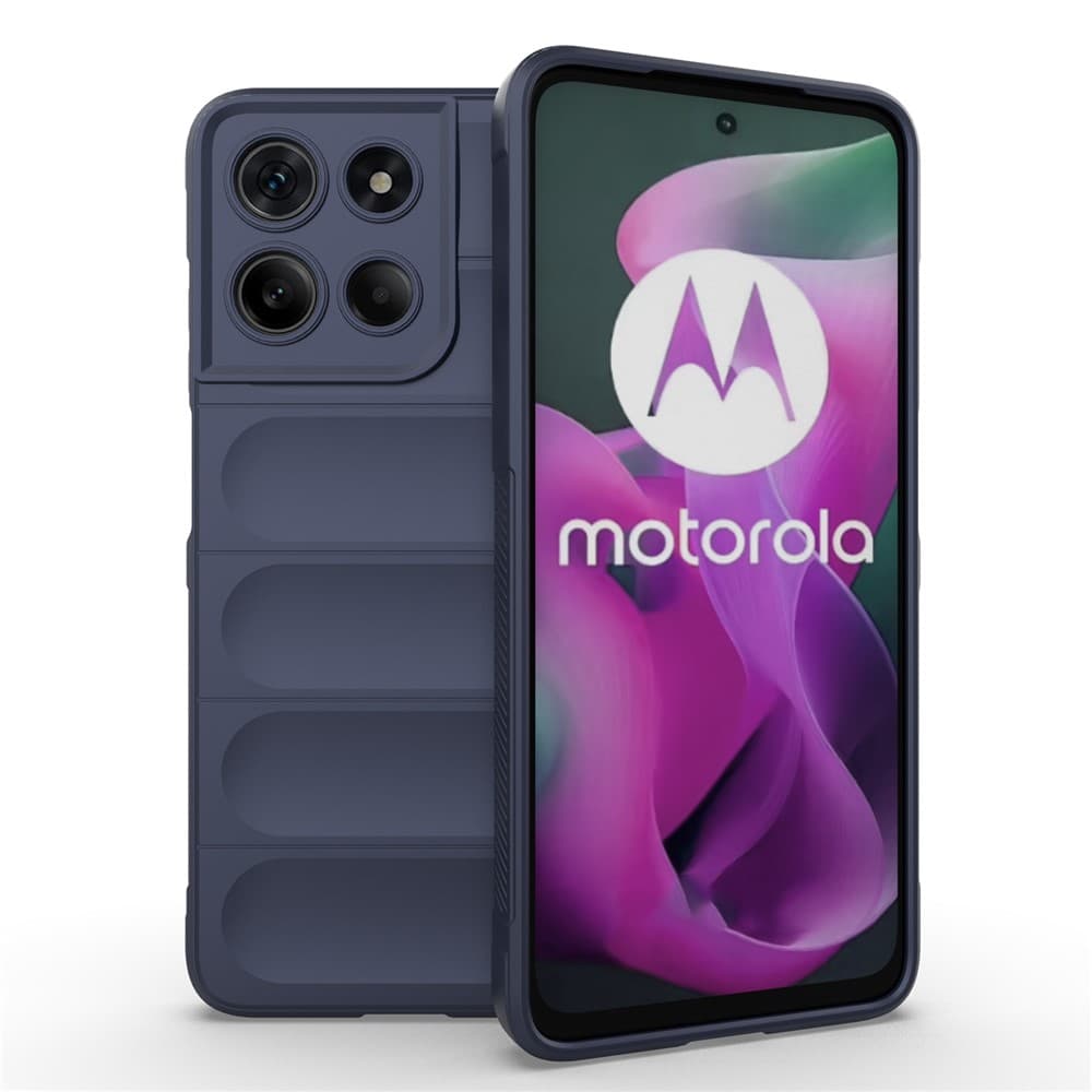 Husa Wave » Motorola Moto G17 Power, Grip Anti-Shock, TPU, Navy Blue 1