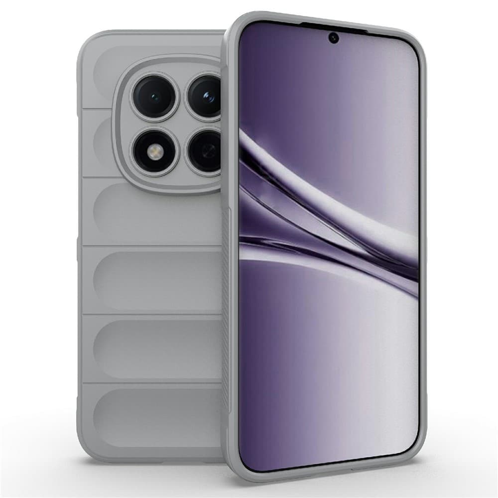 Husa Wave » Xiaomi Redmi Note 15 pro 5G, Grip Anti-Shock, TPU, Smoke Grey 1