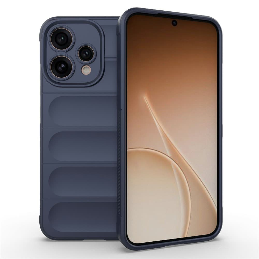 Husa Wave » Oppo A6 Pro 5G, Grip Anti-Shock, TPU, Navy Blue 1