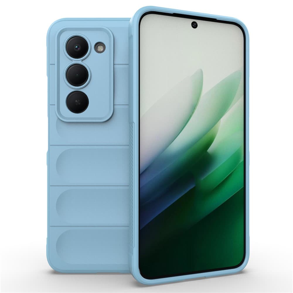 Husa Wave » Xiaomi Redmi Note 15 5G, Grip Microfiber, ShockProof, Baby Blue 1