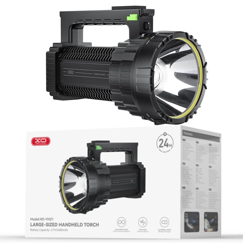 XO (YH21) » Lanterna de mare capacitate, 2400mAh, High Beam LED, Camping, ~10h utilizare, Black 1