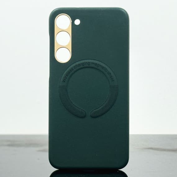 Husa Kraft » Samsung S23 Plus (S916), MagCase, Eco-Leather, Dark Green 1