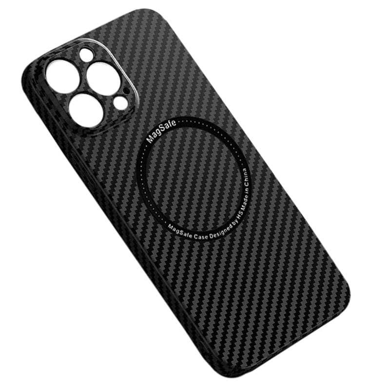 Husa Apple iPhone 11 Pro, iPefet Carbon, textura kevlar, Magsafe, neagra
