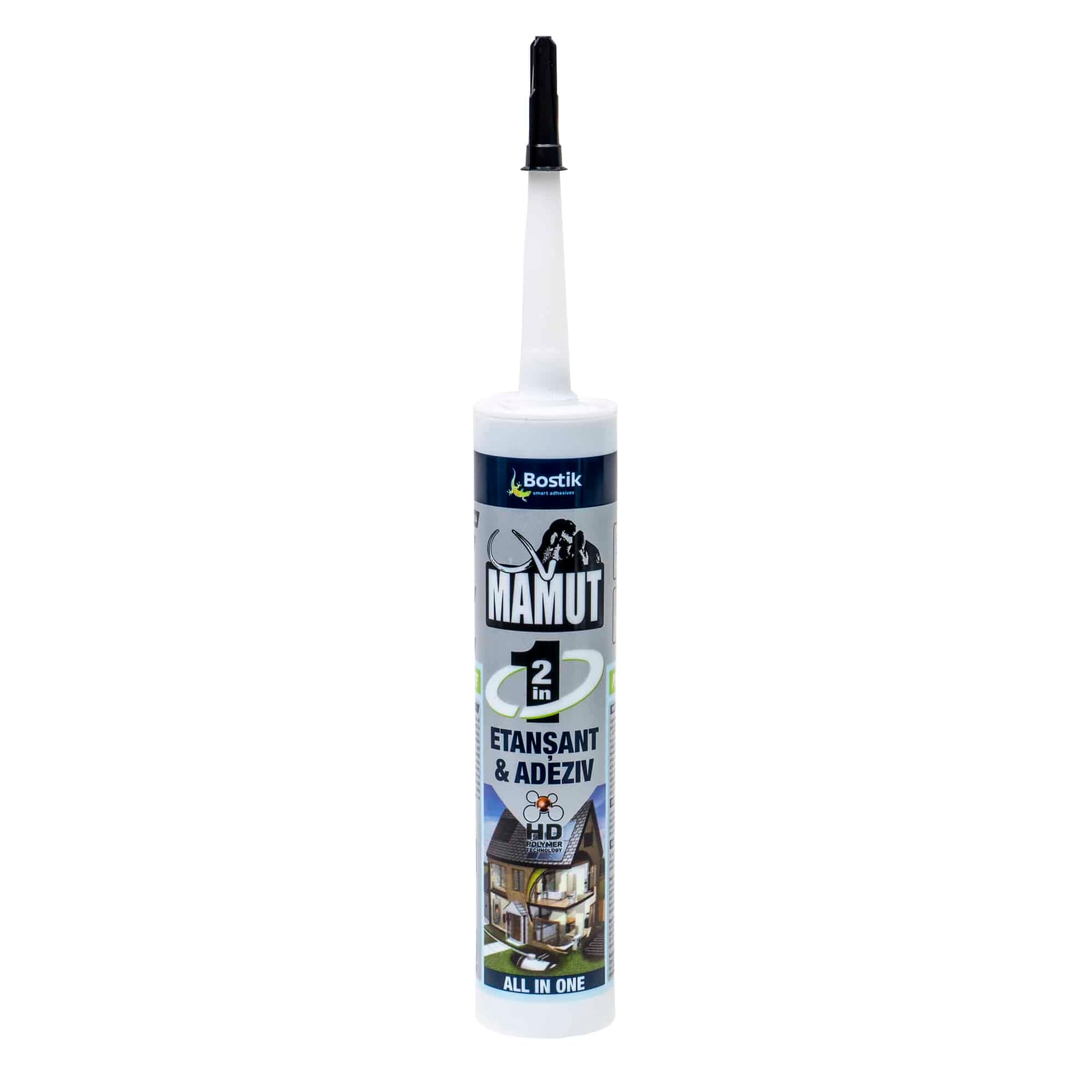 Adeziv, mamut seal universal negru, 290ml / D1184114