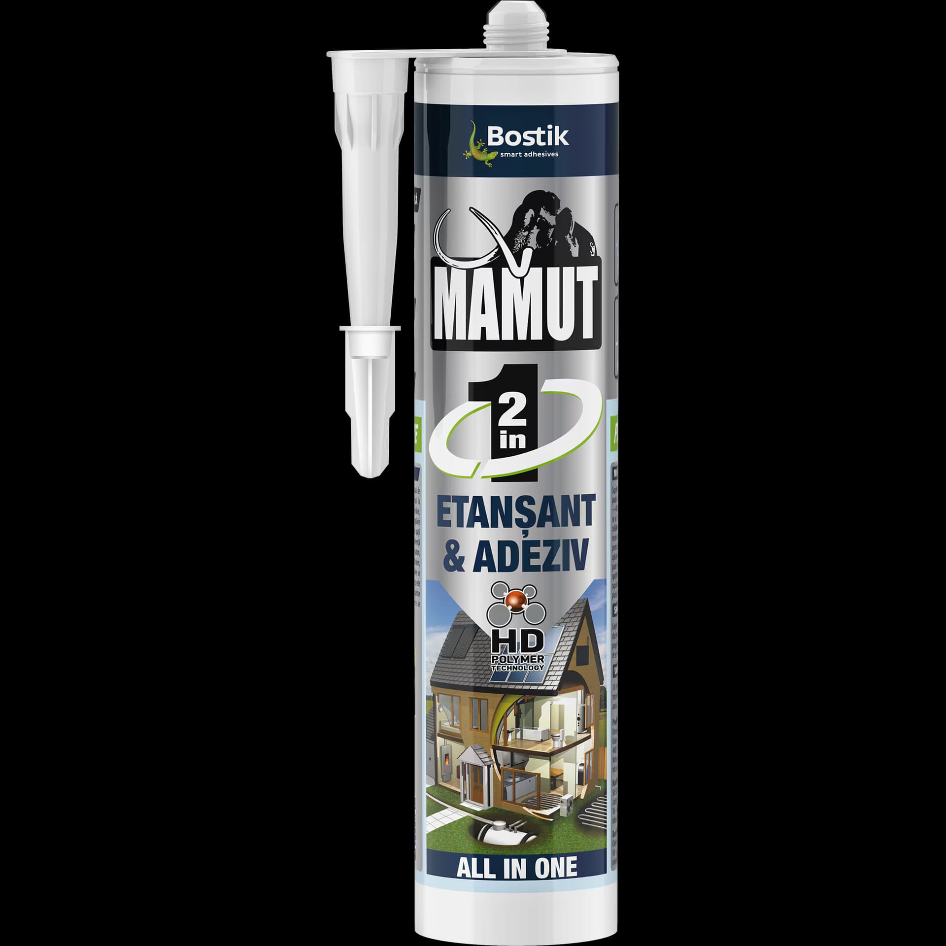 Adeziv si izolant mamut seal universal, alb, 290 ml / D 1184111
