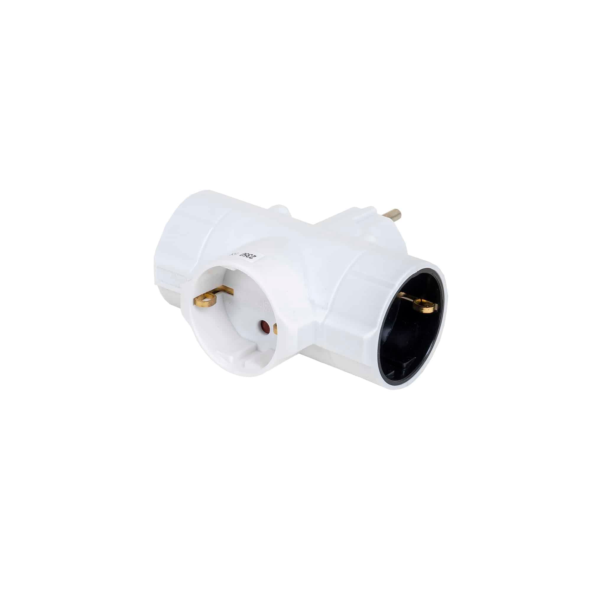 Adaptor cu 3 posturi, IP20, maxim 3680W, 16A, 230V, Z-TOOLS / SM-TRS-0103