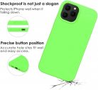 Husa Samsung Galaxy S20 Luxury Silicone, catifea in interior, protectie camere, verde neon