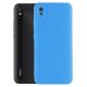 Husa Xiaomi Redmi 9A, Luxury Silicone, catifea in interior, protectie camere, albastru deschis