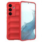 Husa Samsung Galaxy A14, Wave Silicone, protectie camera, catifea in interior, pure red