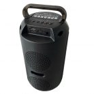 Boxa portabila Bluetooth CS-3305, USB, Radio, TFcard, lumini RGB, neagra