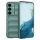 Husa Samsung Galaxy A25, Wave Silicone, protectie camera, catifea in interior, deep green