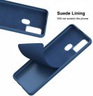 Husa Liquid Silicone Case pentru Apple iPhone 7/8, interior microfibra, gri inchis