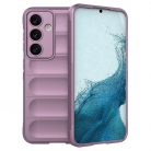 Husa Samsung Galaxy A15, Wave Silicone, protectie camera, catifea in interior, light purple