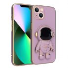 Husa Apple iPhone 15 Plus (15+), Astronaut Case, protectie camera, functie stand expunere, roz